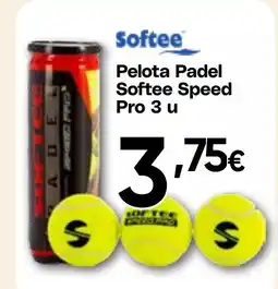 Hiper FROIZ SOFTEE Pelota Padel Speed Pro 3 u oferta