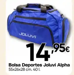 Hiper FROIZ Bolsa Deportes Joluvi Alpha oferta