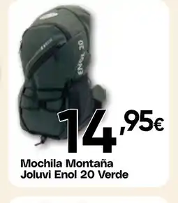 Hiper FROIZ Mochila Montaña Joluvi Enol 20 Verde oferta