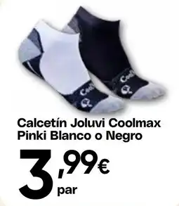 Hiper FROIZ Calcetín Joluvi Coolmax Pinki Blanco o Negro oferta