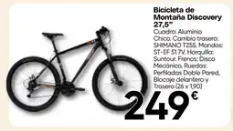 Hiper FROIZ Bicicleta de Montaña Discovery 27,5" oferta