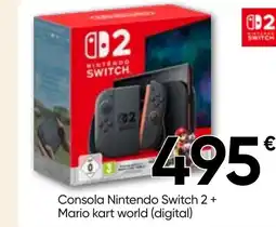 Hiper FROIZ Consola Nintendo Switch 2 + Mario kart world (digital) oferta