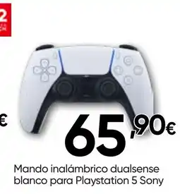 Hiper FROIZ Mando inalámbrico dualsense blanco para Playstation 5 Sony oferta