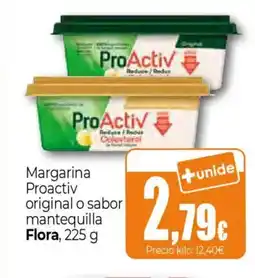 Unide Market FLORA Margarina Proactiv original o sabor mantequilla oferta
