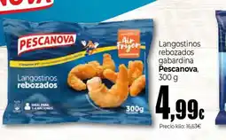 Unide Market PESCANOVA Langostinos rebozados gabardina oferta