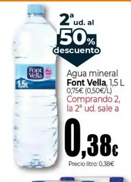 Unide Market FONT VELLA Agua mineral oferta