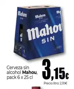 Unide Market MAHOU Cerveza sin alcohol oferta