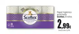Unide Market SCOTTEX Papel higiénico acolchado 8 rollos oferta