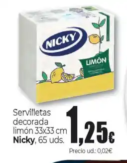 Unide Market NICKY Servilletas decorada oferta