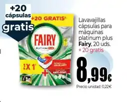 Unide Market FAIRY Lavavajillas cápsulas para máquinas platinum plus oferta