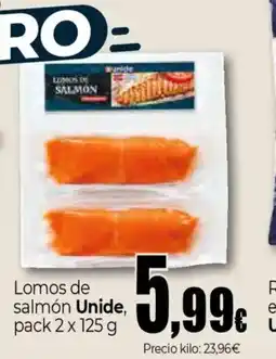Unide Market UNIDE Lomos de LOMOS DE SALMON oferta