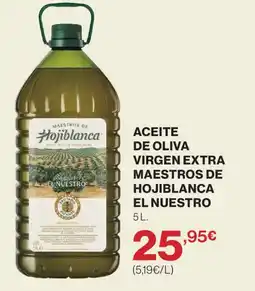 El Corte Inglés EL NUESTRO Aceite de oliva virgen extra maestros de hojiblanca oferta