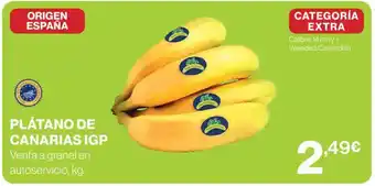 El Corte Inglés Plátano de canarias igp oferta