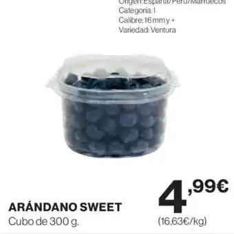 El Corte Inglés Arandano sweet oferta