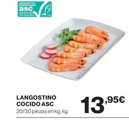 El Corte Inglés Langostino cocido asc oferta