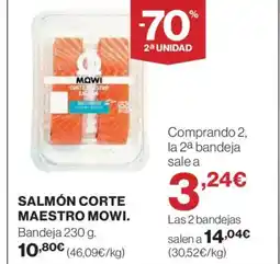 El Corte Inglés MOWI Salmón corte maestro oferta