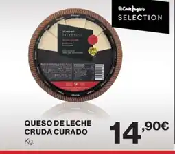 El Corte Inglés Queso de leche cruda curado oferta
