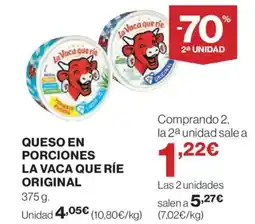 El Corte Inglés LA VACA QUE RIE Queso en porciones oferta