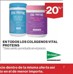 El Corte Inglés VITAL PROTEINS En todos los colágenos oferta