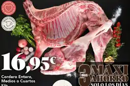 Gadis Cordero Entero, Medios o Cuartos oferta