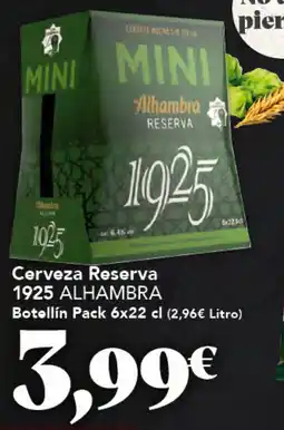 Gadis 1925 ALHAMBRA Cerveza Reserva oferta