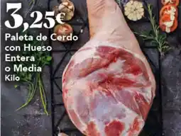 Gadis Paleta de Cerdo con Hueso Entera o Media oferta