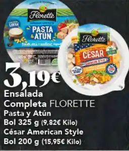 Gadis FLORETTE Ensalada Completa Pasta y Atún oferta