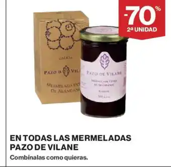 El Corte Inglés PAZO DE VILANE En todas las mermeladas oferta