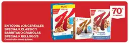 El Corte Inglés En todos los cereales special k classic y barritas o granolas special k kellogg's oferta