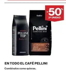 El Corte Inglés En todo el café pellini oferta