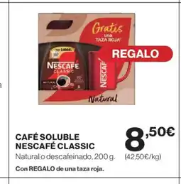 El Corte Inglés NESCAFÉ CLASSIC Café soluble oferta