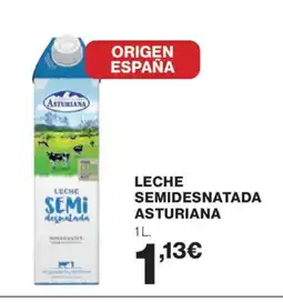 El Corte Inglés ASTURIANA Leche semidesnatada oferta
