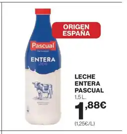 El Corte Inglés PASCUAL Leche entera oferta