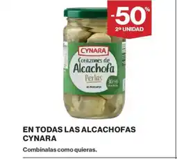 El Corte Inglés CYNARA En todas las alcachofas oferta