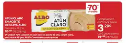 El Corte Inglés ALBO Atún claro en aceite de oliva oferta