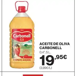 El Corte Inglés CARBONELL Aceite de oliva oferta
