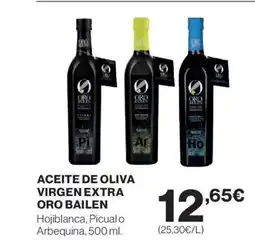 El Corte Inglés ORO BAILEN Aceite de oliva virgen extra oferta