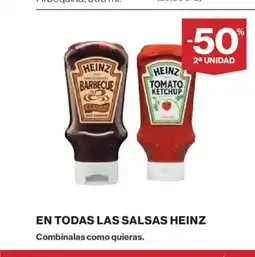 El Corte Inglés HEINZ En todas las salsas oferta