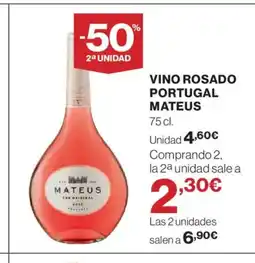 El Corte Inglés MATEUS Vino rosado portugal oferta