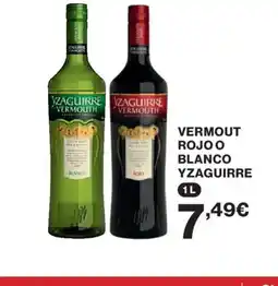 El Corte Inglés YZAGUIRRE Vermout rojoo blanco oferta