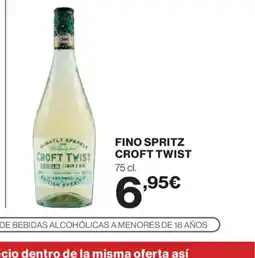 El Corte Inglés CROFT TWIST Fino spritz oferta