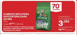 El Corte Inglés ULTIMA Alimento seco para gato esterilizado oferta