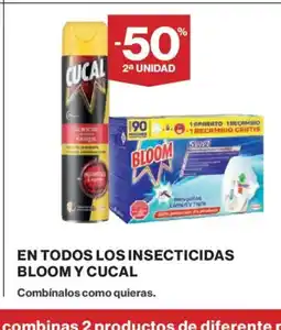 El Corte Inglés BLOOM Y CUCAL En todos los insecticidas oferta