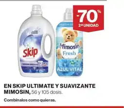 El Corte Inglés MIMOSIN En skip ultimate y suavizante oferta