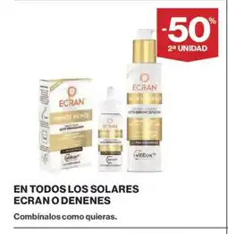 El Corte Inglés ECRAN O DENENES En todos los solares oferta