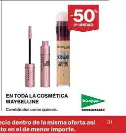 El Corte Inglés MAYBELLINE En toda la cosmética oferta