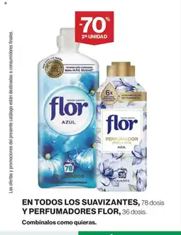 El Corte Inglés FLOR En todos los suavizantes,y perfumadores oferta
