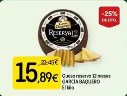 Dialprix García baquero - queso reserva 12 meses oferta