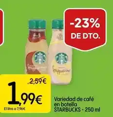 Dialprix Starbucks - variedad de café oferta