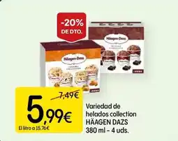 Dialprix Häagen-dazs - variedad de helados collection oferta
